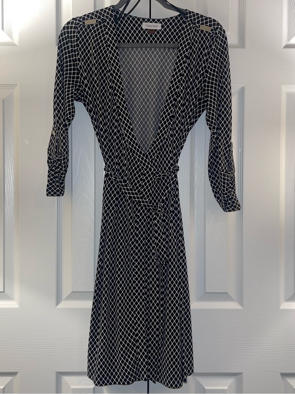 Calvin Klein wrap dress
